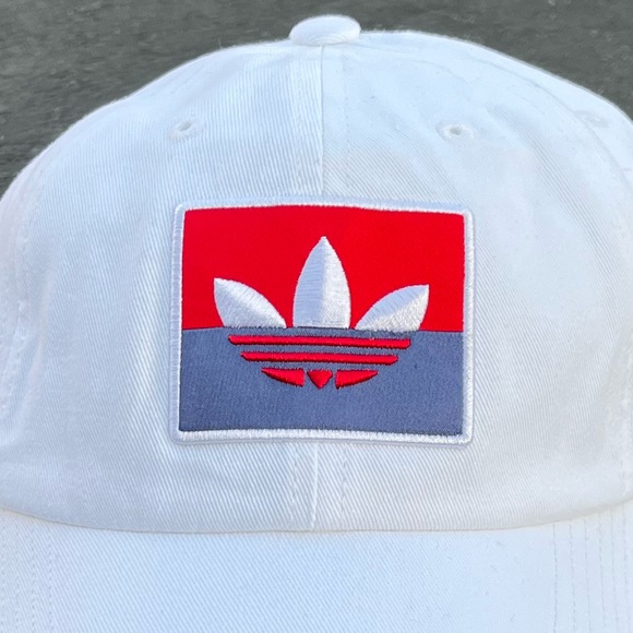 Adidas Originals Slice Trefoil Relaxed Adjustable Hat EX3871 Med Hibiscus NWT - Picture 5 of 9